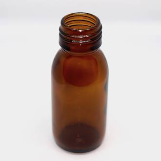 Amber glass bottle & no cap: 50ml
